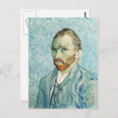 Zelfportret door Vincent Van Gogh Briefkaart (Voorkant / Achterkant)
