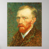 Zelfportret door Vincent van Gogh Poster (Voorkant)
