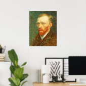 Zelfportret door Vincent van Gogh Poster (Thuiskantoor)