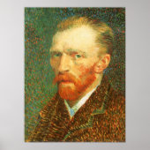 Zelfportret door Vincent van Gogh Poster (Voorkant)