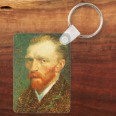 Zelfportret door Vincent van Gogh Sleutelhanger (Achterkant)