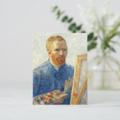 Zelfportret Easel Vincent van Gogh Briefkaart (Staand voorkant)