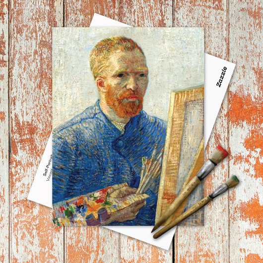 Zelfportret Easel Vincent van Gogh Briefkaart