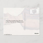 zelfportret een gezicht dat met Egon Schiele bedek Briefkaart (Achterkant)