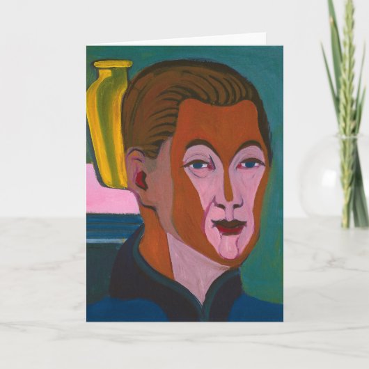 Zelfportret | Ernst Ludwig Kirchner Kaart (Voorkant)