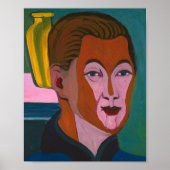 Zelfportret | Ernst Ludwig Kirchner Poster (Voorkant)