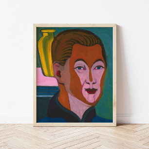 Zelfportret   Ernst Ludwig Kirchner Poster
