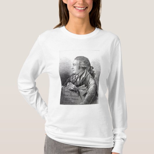Zelfportret, frontispiece tegen zijn boek t-shirt (Voorkant)