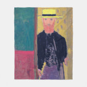 Zelfportret (gebakken Man) Edouard Vuillard Fleece Deken (Voorkant)