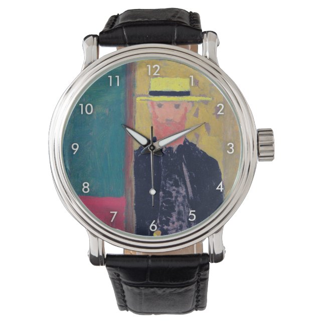Zelfportret (gebakken Man) Edouard Vuillard Horloge (Voorkant)
