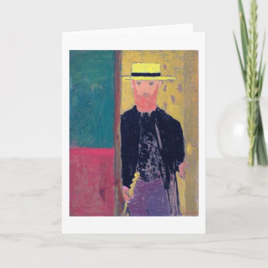 Zelfportret (gebakken Man) Edouard Vuillard Kaart (Voorkant)