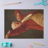 Zelfportret, Geeuwen door Joseph Ducreux Tissuepapier (Craft)