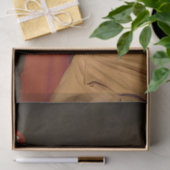 Zelfportret, Geeuwen door Joseph Ducreux Tissuepapier (Geschenk)