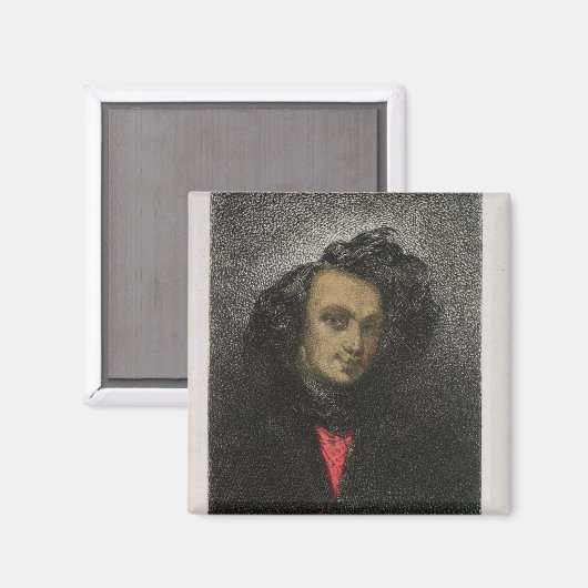 Zelfportret, gekleed voor "Hernani" Magneet (Voorkant / Achterkant)