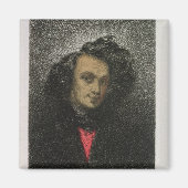 Zelfportret, gekleed voor "Hernani" Magneet (Voorkant)