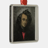 Zelfportret, gekleed voor "Hernani" Metalen Ornament (Rechts)