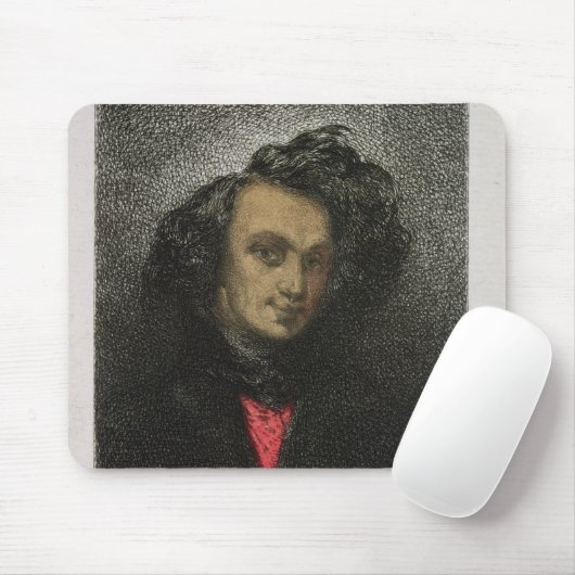 Zelfportret, gekleed voor "Hernani" Muismat (Met muis)