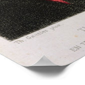 Zelfportret, gekleed voor "Hernani" Poster (Hoek)