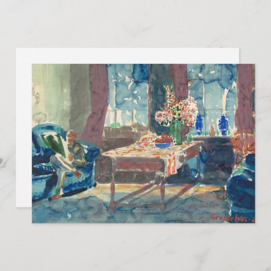 zelfportret | George Luks (Voorkant / Achterkant)