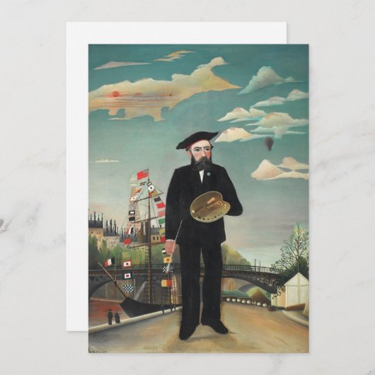 Zelfportret | Henri Rousseau (Voorkant / Achterkant)