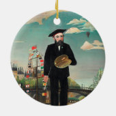 Zelfportret | Henri Rousseau Keramisch Ornament (Achterkant)