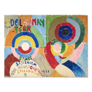 Zelfportret Hoes Sonia Delaunay-Terk Foto Afdruk