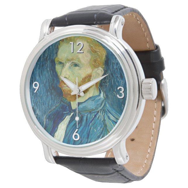 Zelfportret horloge van Vincent van Gogh (Gekanteld)