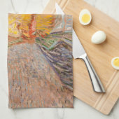 Zelfportret impressionistische schilder Vincent Va Theedoek (Quarter Fold)