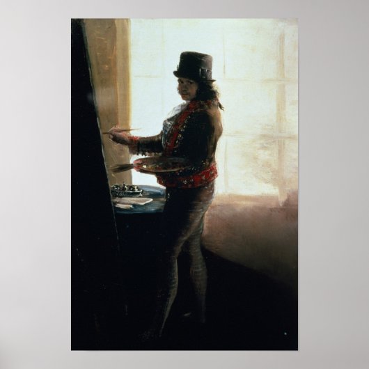 Zelfportret in de Studio Poster (Voorkant)