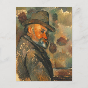 Zelfportret in een smelt Pet door Paul Cezanne Pos Briefkaart