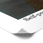 Zelfportret in een Straw Pet 1782 Poster (Hoek)