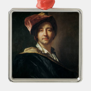 Zelfportret in een Turban, 1700 Metalen Ornament