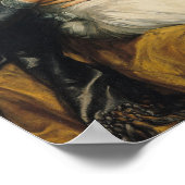 Zelfportret in een Turban met haar kind, 1786 Poster (Hoek)