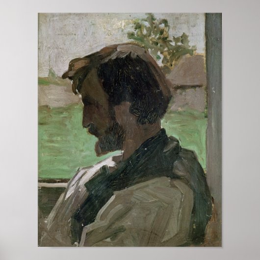 Zelfportret in Saint-Saveur, 1868 Poster (Voorkant)
