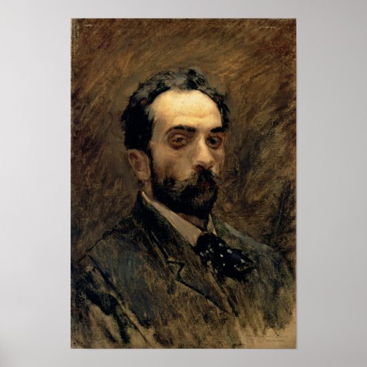 Zelfportret, jaren 1890 poster (Voorkant)