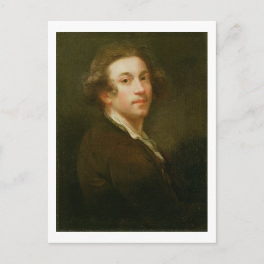 Zelfportret, kijkend naar de rechterschouder (olie briefkaart (Voorkant)