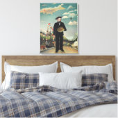 Zelfportret Landschap 1890, Henri Rousseau Canvas Afdruk (Insitu (Slaapkamer))