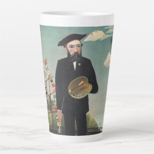 Zelfportret – Landschap, Henri Rousseau 1890 Latte Mok