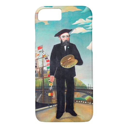 Zelfportret, landschap, Rousseau Case-Mate iPhone Case (Achterkant)