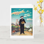 Zelfportret, landschap, Rousseau Kaart (Gele Bloem)