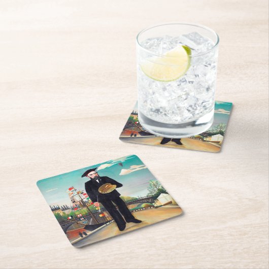 Zelfportret, landschap, Rousseau Kartonnen Onderzetters (Insitu)