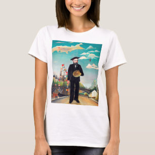 Zelfportret, landschap, Rousseau T-shirt