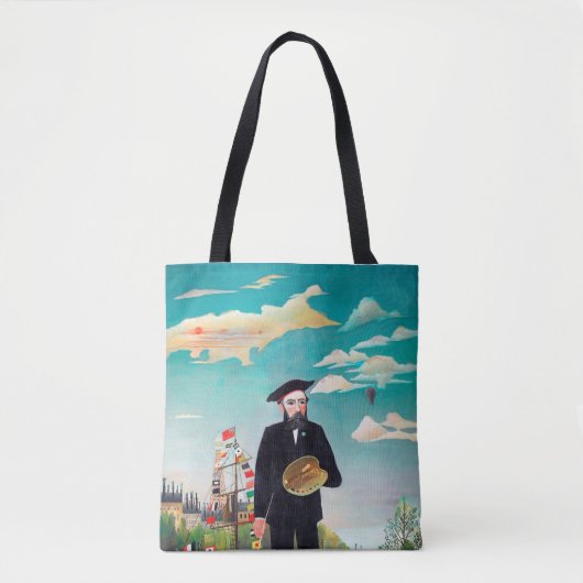 Zelfportret, landschap, Rousseau Tote Bag (Voorkant)