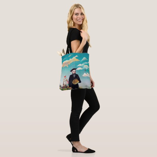 Zelfportret, landschap, Rousseau Tote Bag (Op model)