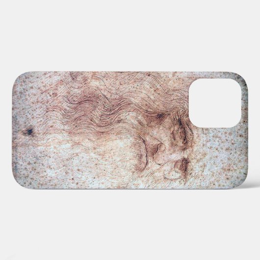 Zelfportret, Leonardo da Vinci Case-Mate iPhone Case (Achterkant (horizontaal))