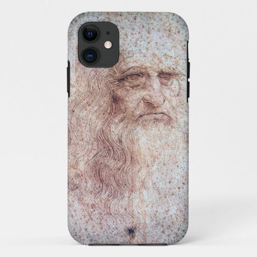 Zelfportret, Leonardo da Vinci Case-Mate iPhone Case (Achterkant)