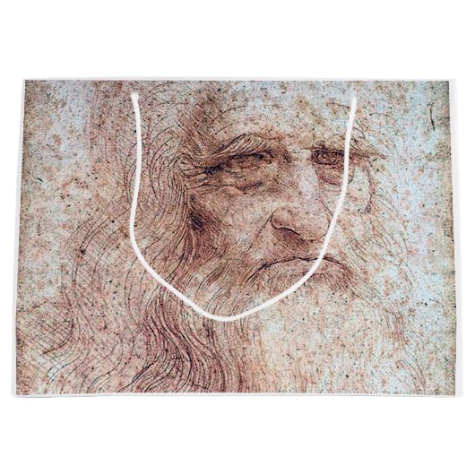 Zelfportret, Leonardo da Vinci Groot Cadeauzakje (Voorkant)