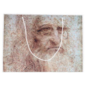 Zelfportret, Leonardo da Vinci Groot Cadeauzakje (Achterkant)