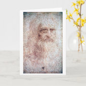 Zelfportret, Leonardo da Vinci Kaart (Gele Bloem)