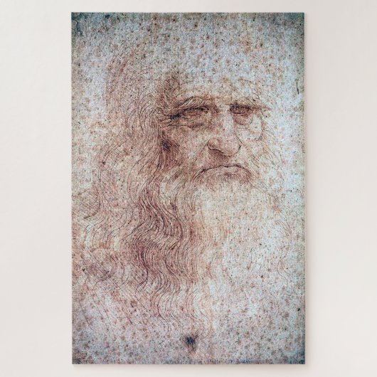 Zelfportret, Leonardo da Vinci Legpuzzel (Verticaal)